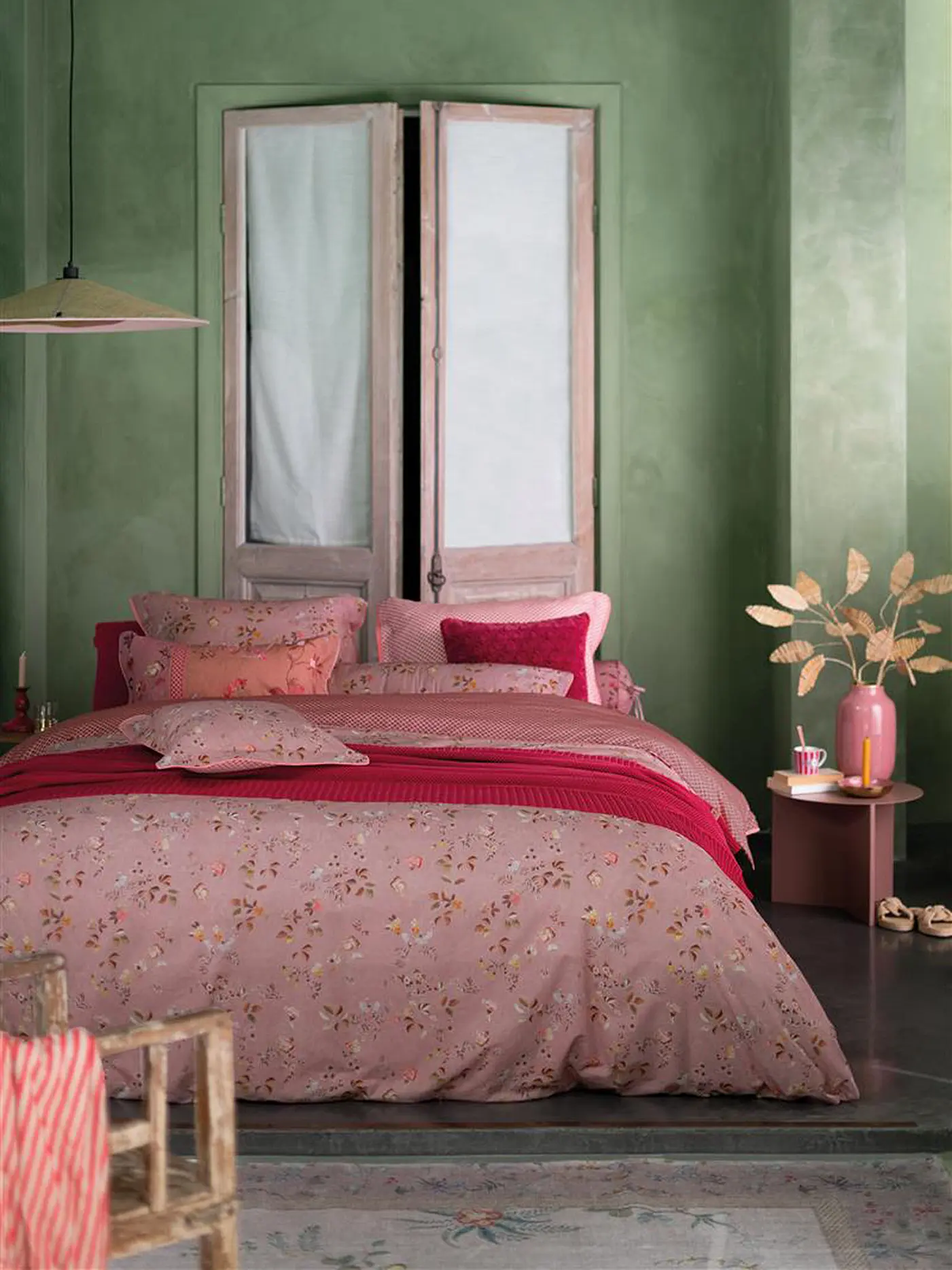PIP STUDIO | Perkal Bettwäsche 2x 70x90cm / 200x200cm Light Pink | 